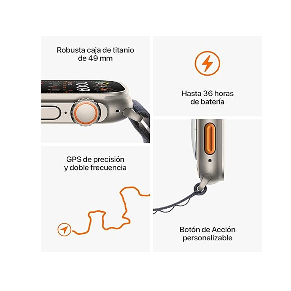 computo Audio y Video APPLE WATCH ULTRA 2 49MM 4 electronica Audio y Video APPLE WATCH ULTRA 2 49MM 4